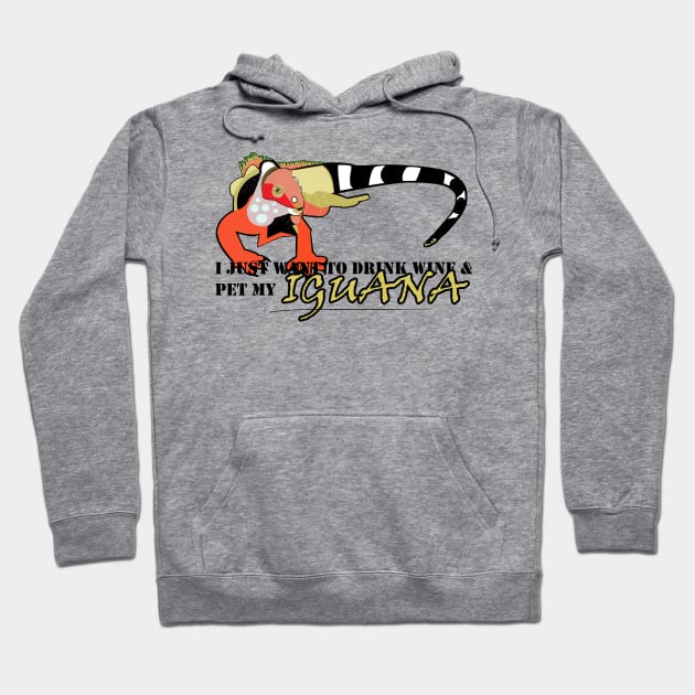 Iguana Hoodie by momomoma